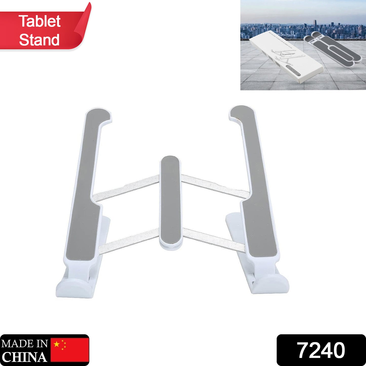 Adjustable Laptop Stand Holder With Built-in Foldable Legs And High Quality Fibre