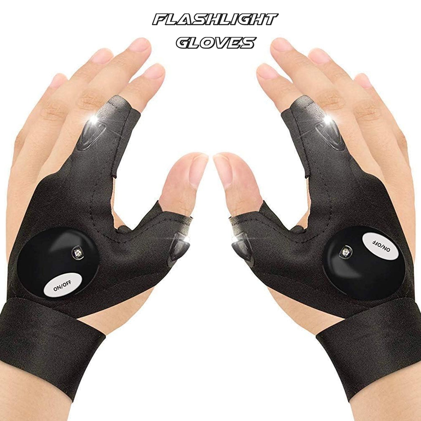 Led Flashlight Gloves Gifts For Men (Hand Gloves Light  1 Pair)