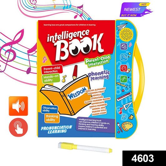 Musical Learning Study Book With Numbers Letters