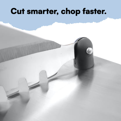 Supermom Stainless Steel Multifunctional Cut  Chop Vegetable Slicer Tool (1 Pc)