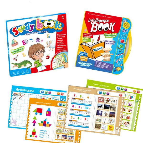 Musical Learning Study Book With Numbers Letters